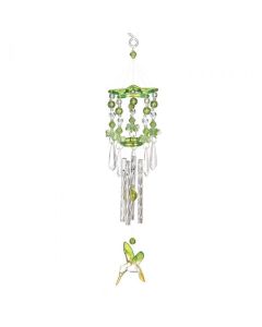 GREEN HUMMINGBIRD CHIMES